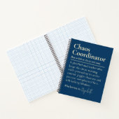 Aangepast Chaos Coördinator Dagboek Cadeau voor Co Notitieboek (Binnen)