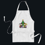 Aangepast Charlie Brown en Friends Winter Birthday Standaard Schort<br><div class="desc">Viel je verjaardag op met dit superschattige shirt van de verjaardag van de pinda's.</div>
