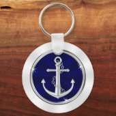Aangepast, Cheap Nautical Gifts, Anchor Sleutelhan Sleutelhanger (Achterkant)