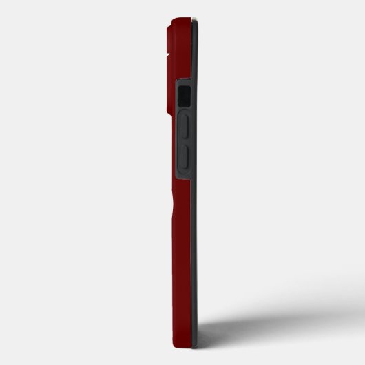 Aangepast Chic Burgundy Floral-hoogwaardig fotoMon Case-Mate iPhone Case (Achterkant / Links)