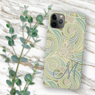 Aangepast  Chic Pastel Paisley Floral Pattern Case-Mate iPhone Case