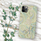 Aangepast  Chic Pastel Paisley Floral Pattern Case-Mate iPhone Case