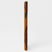 Aangepast Chic Stylish Retro Woodgrain patroon iPhone Hoesje (Rechterkant)