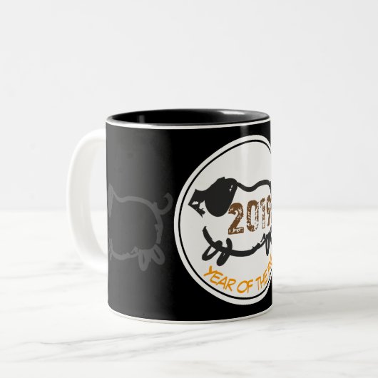 Aangepast Chinees Jaar van de Mok van het Spel 2-t (Voorkant links)