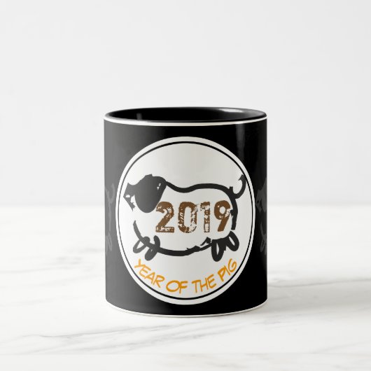 Aangepast Chinees Jaar van de Mok van het Spel 2-t (Center)