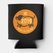 Aangepast Chinees Jaar van het Pig O Circle CC Blikjeskoeler (Voorkant)