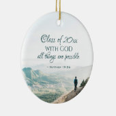 Aangepast Christelijk Afstuderen bijbel Keramisch Ornament (Rechts)