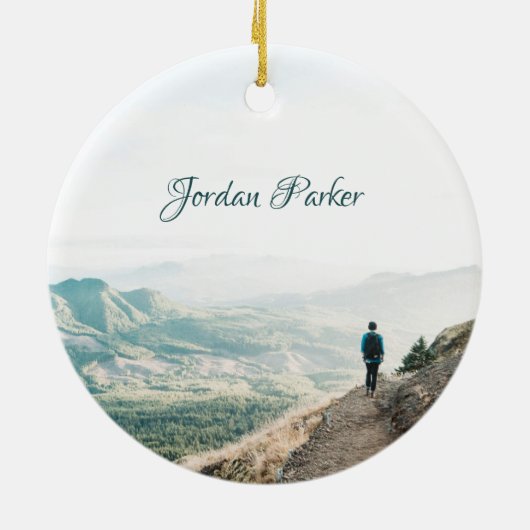 Aangepast Christelijk Afstuderen bijbel Keramisch Ornament (Achterkant)