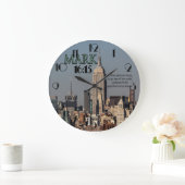 AANGEPAST CHRISTELIJK BIBLE VERSE MARK 16:15 GROTE KLOK (Huis)