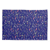 Aangepast Christelijk blauw Floral Kussensloop (Achterkant)