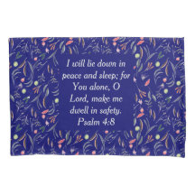 Aangepast Christelijk blauw Floral