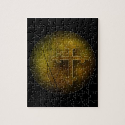 Aangepast Christelijk God Gift Cross Legpuzzel (Verticaal)