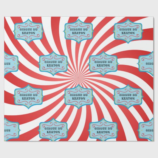 Aangepast  Circus-oppakpapier Cadeaupapier (Vlak)