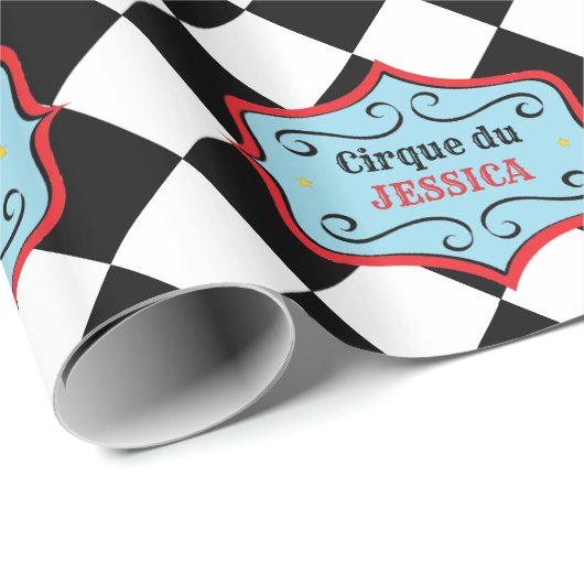 Aangepast  Circus-oppakpapier Cadeaupapier (Rol Hoek)