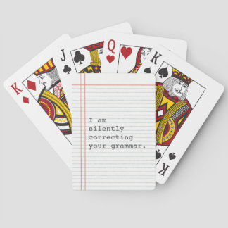 Aangepast citaat voor notitieboekje grappig cadeau pokerkaarten
