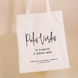 Aangepast City Good Idea Modern Stijlvol script Tote Bag