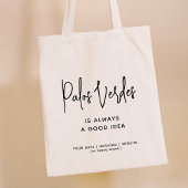 Aangepast City Good Idea Modern Stijlvol script Tote Bag