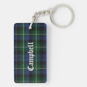 Aangepast Clan Campbell Tartan Sleutelhanger (achterkant)
