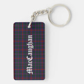 Aangepast Clan MacCaughan Tartan Sleutelhanger (achterkant)