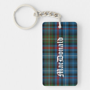 Aangepast Clan MacDonald Tartan Sleutelhanger