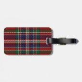 Aangepast Clan MacFarlane Tartan Bagagelabel (Achterkant horizontaal)