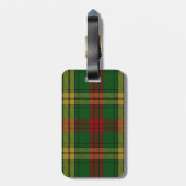 Aangepast Clan MacMillan Tartan Bagagelabel (Achterkant verticaal)
