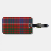 Aangepast Clan MacRae Tartan Bagagelabel (Achterkant horizontaal)