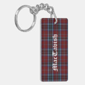 Aangepast Clan MacTavish Tartan Sleutelhanger (Voorkant Links)