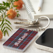 Aangepast Clan MacTavish Tartan Sleutelhanger (Voorkant Rechts)