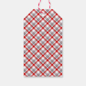 Aangepast Classic Green Blue White Pattern Cadeaulabel (Achterkant)