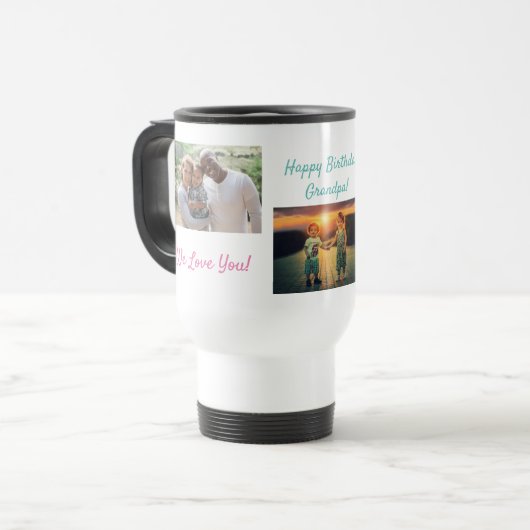 Aangepast collage 3 Foto Aangepast grootmoeder Reisbeker (Voorkant links)