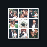 Aangepast collage 9 Weddenschap Canvas Afdruk<br><div class="desc">Creëer uw eigen canvas print wandkunst met uw eigen bruiloft,  jubileum,  verloving,  verjaardagsfoto's en speciale evenementfoto's.</div>