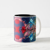 Aangepast Collectie Koffiebeker Tweekleurige Koffiemok (Voorkant rechts)