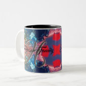 Aangepast Collectie Koffiebeker Tweekleurige Koffiemok (Voorkant links)