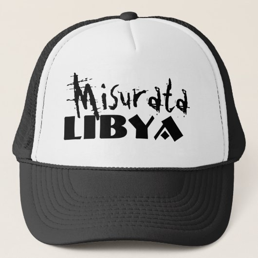 Aangepast Collectie voor Afrika (Libië) Trucker Pet (Voorkant)