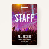 Aangepast concertlogo badge (Voorkant)