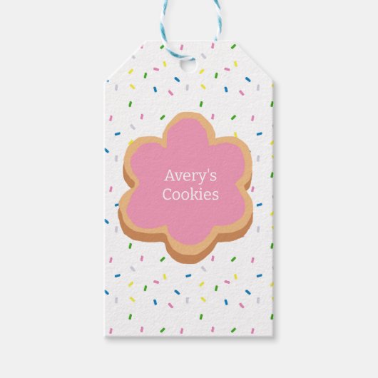 Aangepast Cookie Strooier Bedrijf Cadeaulabel (Voorkant)