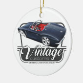 aangepast corvette keramisch ornament (Links)