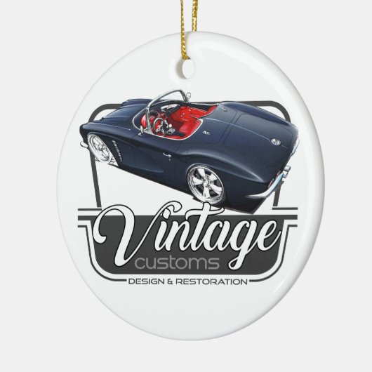  aangepast corvette keramisch ornament (Links)