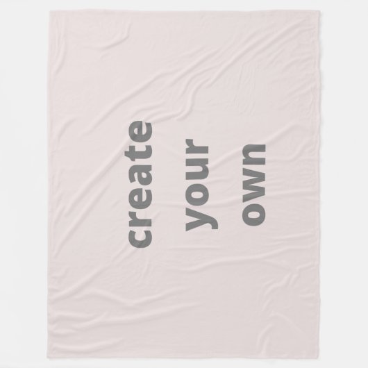 Aangepast creëer je eigen design-voeg je eigen leu fleece deken (Voorkant)