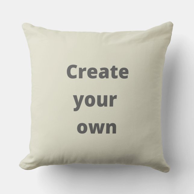 Aangepast creëer je eigen familie schattige modern kussen (Voorkant)