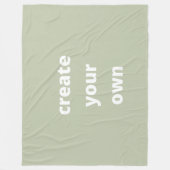 Aangepast creëer je eigen familielekleurenbank fleece deken (Voorkant)