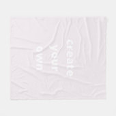 Aangepast creëer je eigen familietriendenspel scha fleece deken (Voorkant (Horizontaal))