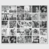 Aangepast Creëer-Uw-Eigen 30 Foto-Collage Cadeaus Cadeaupapier (Vlak)