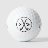 Aangepast Creëer Uw eigen Golf Monogrammen Golfballen (Voorkant)