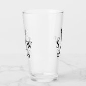 Aangepast Creëer Uw eigen Golfthema Monogrammen Glas (Links)