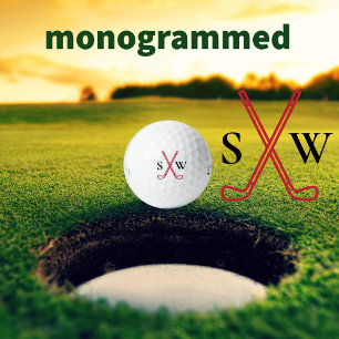 Aangepast Creëer Uw eigen Golfthema Monogrammen Golfballen