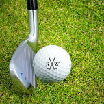 Aangepast Creëer Uw eigen Golfthema Monogrammen Golfballen<br><div class="desc">Logo golfclubs met je monogram initialen. Perfect en eenvoudig golfthema om je eigen gepersonaliseerde golfballen te creëer. Geweldig als cadeau voor mensen die graag golf spelen.</div>