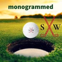 Aangepast Creëer Uw eigen Golfthema Monogrammen
