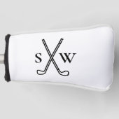 Aangepast Creëer Uw eigen Golfthema Monogrammen Golfheadcover (Voorkant)